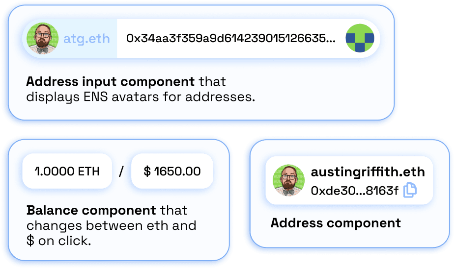 Scaffold-ETH 2 components